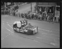 Grauman's float in the Loyalty Day Parade inaugurating Boys' Week, Los Angeles, 1926