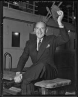 Actor Henry O'Neill, Los Angeles, 1936