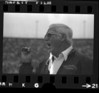 John McKay, University of Southern California Football coach, 1974