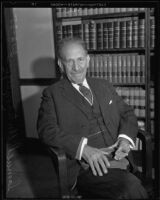 Nationally renowned New York attorney Samuel Untermyer, Los Angeles, 1935