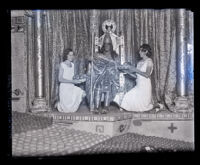 Man dressed as Aztec Emperor Montezuma at the Valencia Orange Show, Anaheim, 1931