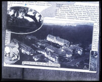 Photograph of an article about Del Monte Lodge, Pebble Beach, circa 1920
