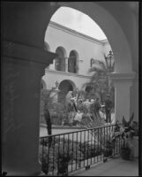 Courtyard of the House of Hospitality at the California Pacific International Exposition, San Diego, 1935-1936