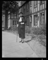 Miriam Clark on vacation, Lake Arrowhead, 1934-35