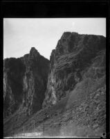 Cliffs above Colorado River near site of Parker Dam, near Parker, Arizona, 1934