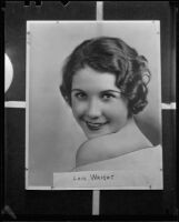 Lois Wright, witness in Mary Emma James murder case, circa 1935