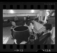 Ceremony at Rinzai-Ji Zen Center in Los Angeles, Calif., 1970