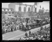 Los Angeles Union Station's opening day parade, 1939