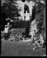 Grave of Moses H. Sherman, Forest Lawn Cemetery, Glendale, 1932