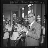 Benny Goodman playing with the Disneyland Band, 1962