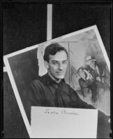 M. Leone Bracker, illustrator, 1935 (copy photo)