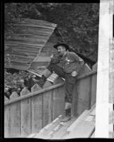 Harry Oliver as Sheriff of Gold Gulch at the California Pacific International Exhibition, San Diego, 1935