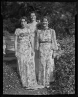 Members of the Assistance Guild pose at a party hosted by the organization, Los Angeles, 1935