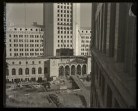 Los Angeles City Hall during construction, Los Angeles, 1927