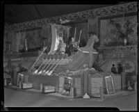 Mutual Orange Distributors display at the National Orange Show, San Bernardino, 1935