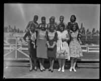 "Sweetheart Contest" contestants at the Southern California Fair, Riverside, 1929