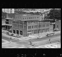 Aerial view of the Pico-Garnier block in Los Angeles (Calif.)