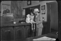 Nine-year-old Alta Kerr is on her way to live with her grandmother, Compton, 1936