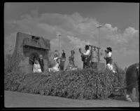 Parade float at the Los Angeles County Fair, Pomona, 1936