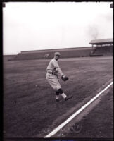 Baseball player Clay Carson, Los Angeles County, 1920s