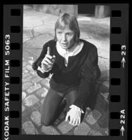 Actor Jon Voight as Prince Hamlet in "Hamlet" play in Los Angeles, Calif., 1976