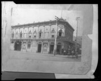 Exterior of the National Hotel (copy), Los Angeles, ca. 1890s