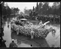 Grand Marshal Admiral William Sowden Sims in the Tournament of Roses Parade, Pasadena, 1934