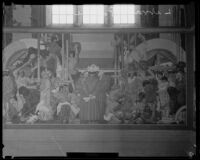 Dean Cornwell's mural in the Los Angeles Central Library rotunda, Los Angeles, 1933