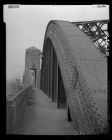 Know Your City No.66 Walkway and steel girder of the 6th Street Viaduct over the Los Angeles River, Calif