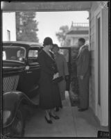 Murder suspect Nellie Madison, Burbank, ca. 1934