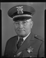 Captain John W. Hanby of the Sheriff's Lancaster station, Lancaster, 1938