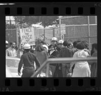 Chicano student demonstration at Los Angeles' Roosevelt High School, 1970