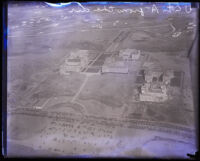 Aerial view of the UCLA campus, Los Angeles, circa 1931