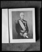 Painting of King Gustav V of Sweden by Pierre Tartoue, photographed from book, [1933?]