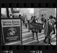 Chicano Moratorium Committee antiwar demonstrators