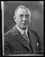 Dr. James Homer Burgan finishes a new treatment for tuberculosis, Tujunga, 1934