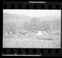 Tent camp of American Indians in Ventura County park, Calif., 1972