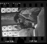 David S. Cunningham being sworn in as Los Angeles City Councilman, Calif., 1973