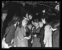 Eugene Chan and other Chinese American children at Chinese New Year celebration in Los Angeles, Calif., 1941