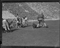 Football Game between the UC Berkeley Golden Bears and USC Trojans at the Coliseum, Los Angeles, 1934