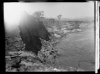 Flooded Santa Clara River following the failure of the Saint Francis Dam, Santa Clara River Valley (Calif.), 1928