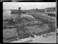 Excavation work site of the Los Angeles Department of Water and Power, 1920-1939