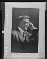 Copy print of a portrait of William Davidson, Los Angeles, 1935