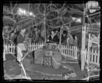 Metalwork demonstration at the Los Angeles County Fair, Pomona, 1936