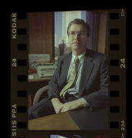 Tom Johnson, publisher of the Los Angeles Times, Los Angeles, 1980-1989