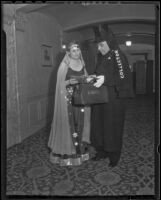 Irene Anthony and Earl C. Anthony at at the Bachelors' Mardi Gras Ball at the Biltmore, Los Angeles, 1936