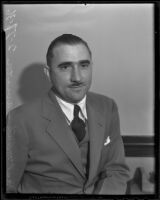 Paul Mantz faces divorce from his wife, Los Angeles, 1936