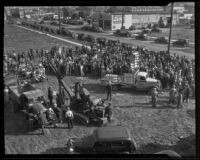 Groundbreaking ceremony for Watts City Hall, Los Angeles, 1936