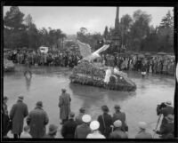 "Sea Gull" float in the Tournament of Roses Parade, Pasadena, 1934