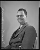 Paul Lowry, Los Angeles Times sports writer, Los Angeles, 1936